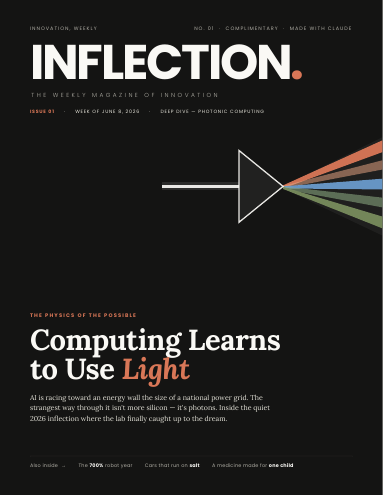 Cover of Inflection No. 01: Photonic Computing