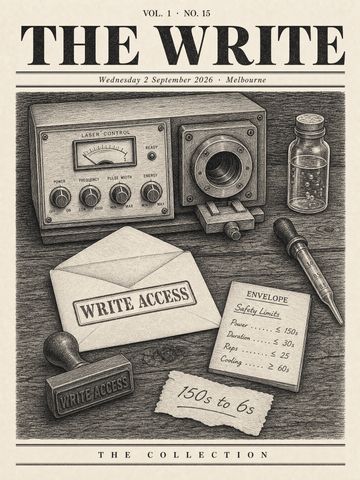 The Write, Wednesday 2 September 2026