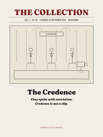 The Credence, Thursday 17 September 2026