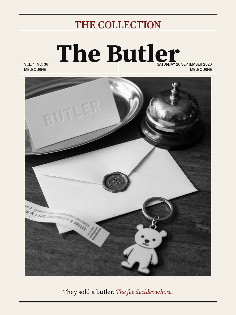 The Butler, 26 September 2026