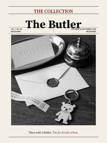 The Butler, Saturday 26 September 2026