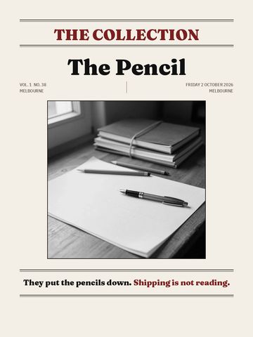 The Pencil, Friday 2 October 2026