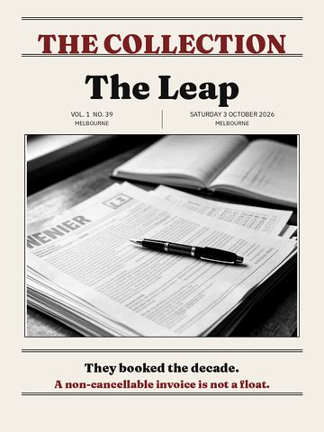 The Leap, Saturday 3 October 2026